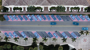 Car-tracking and parking-spot surveillance from UAV